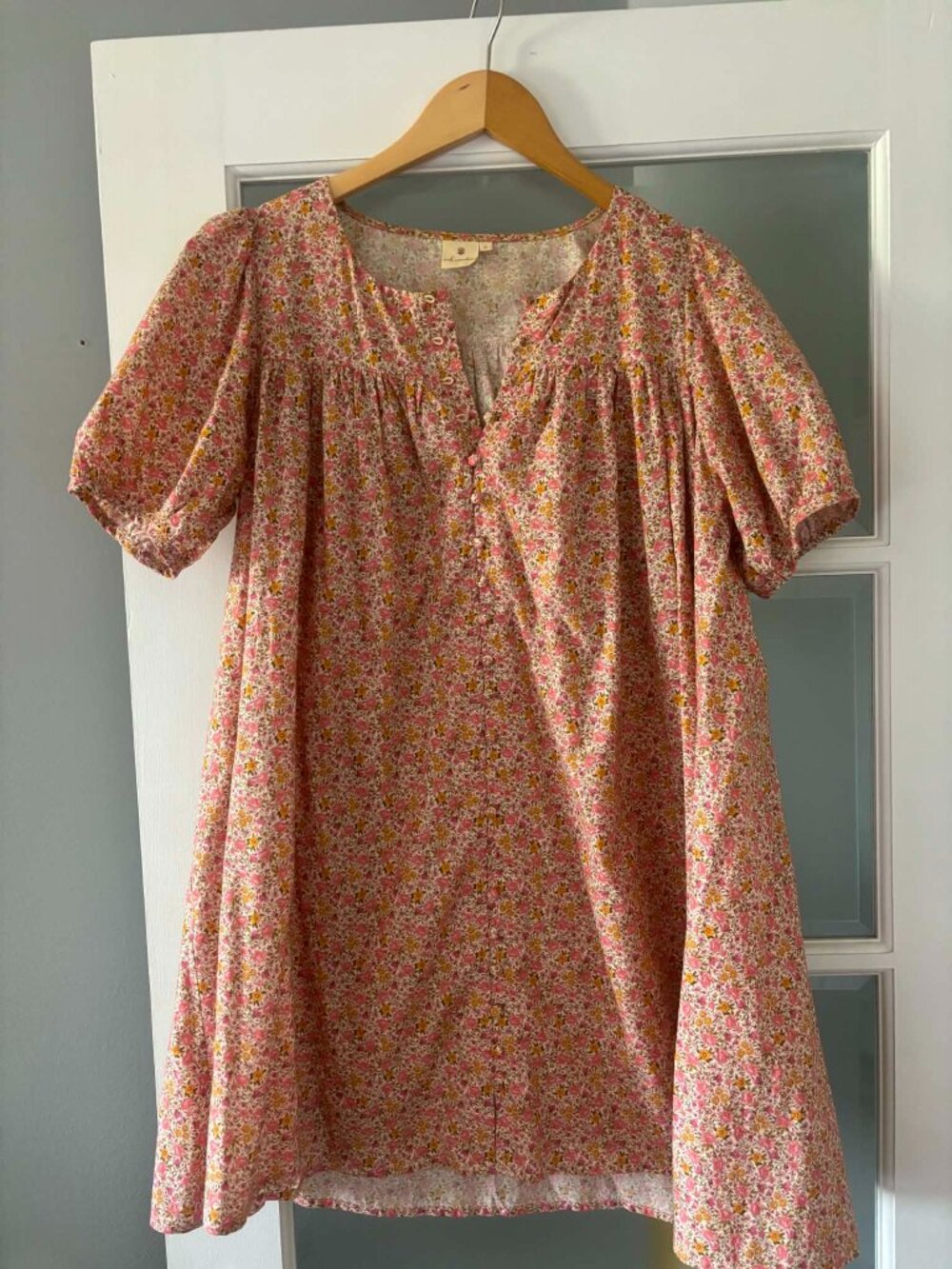 Oak Meadow Minipuff Dress in Piper Pink - Picture 2 of 5